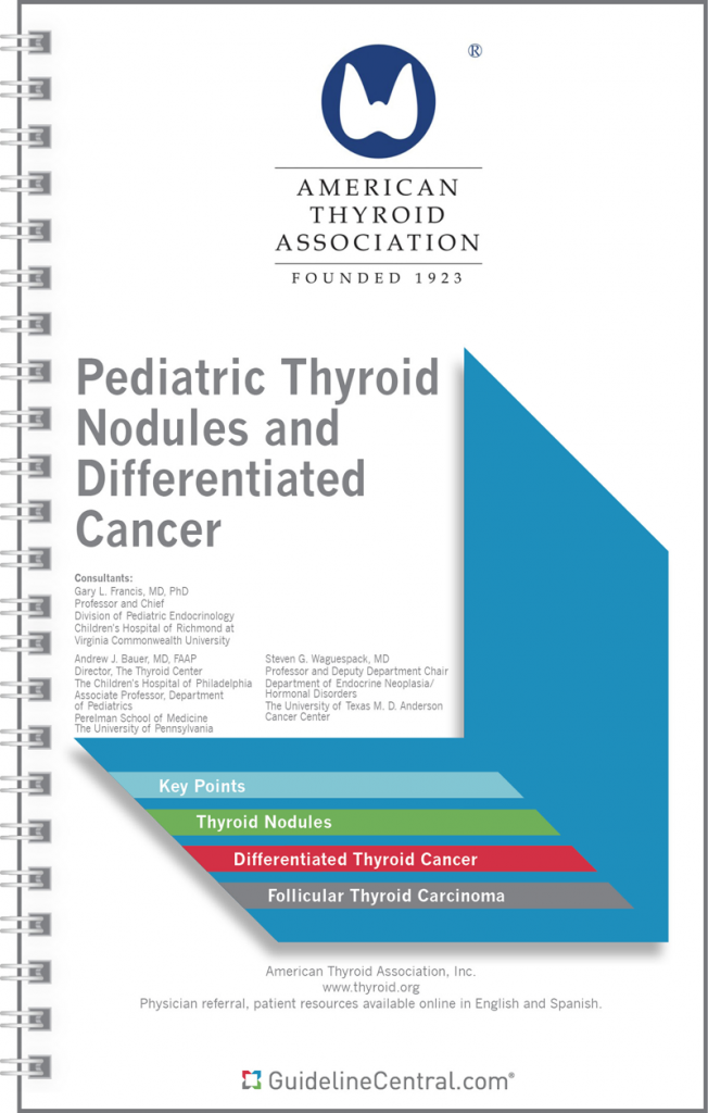 Anaplastic Thyroid Cancer Guidelines Pocket Guide Guideline Central